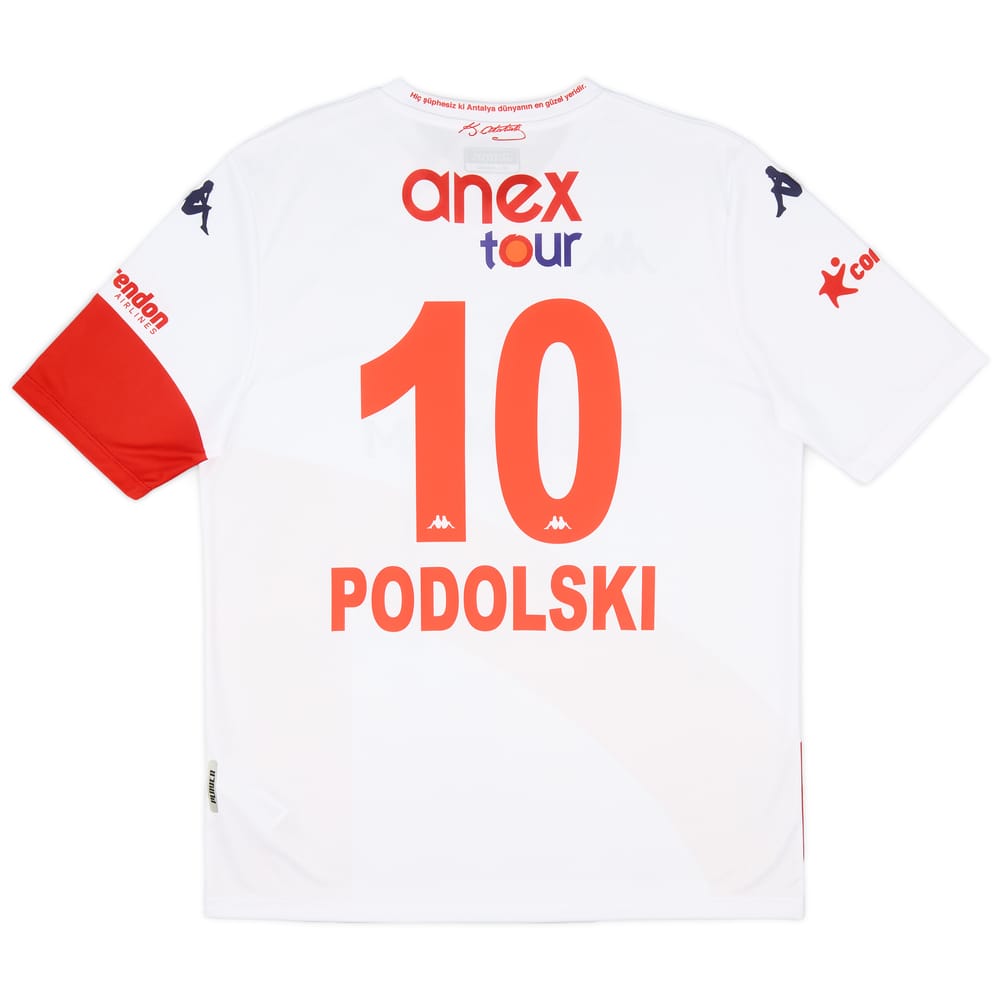 2020-21 Antalyaspor Away Shirt Podolski #10 (XL)