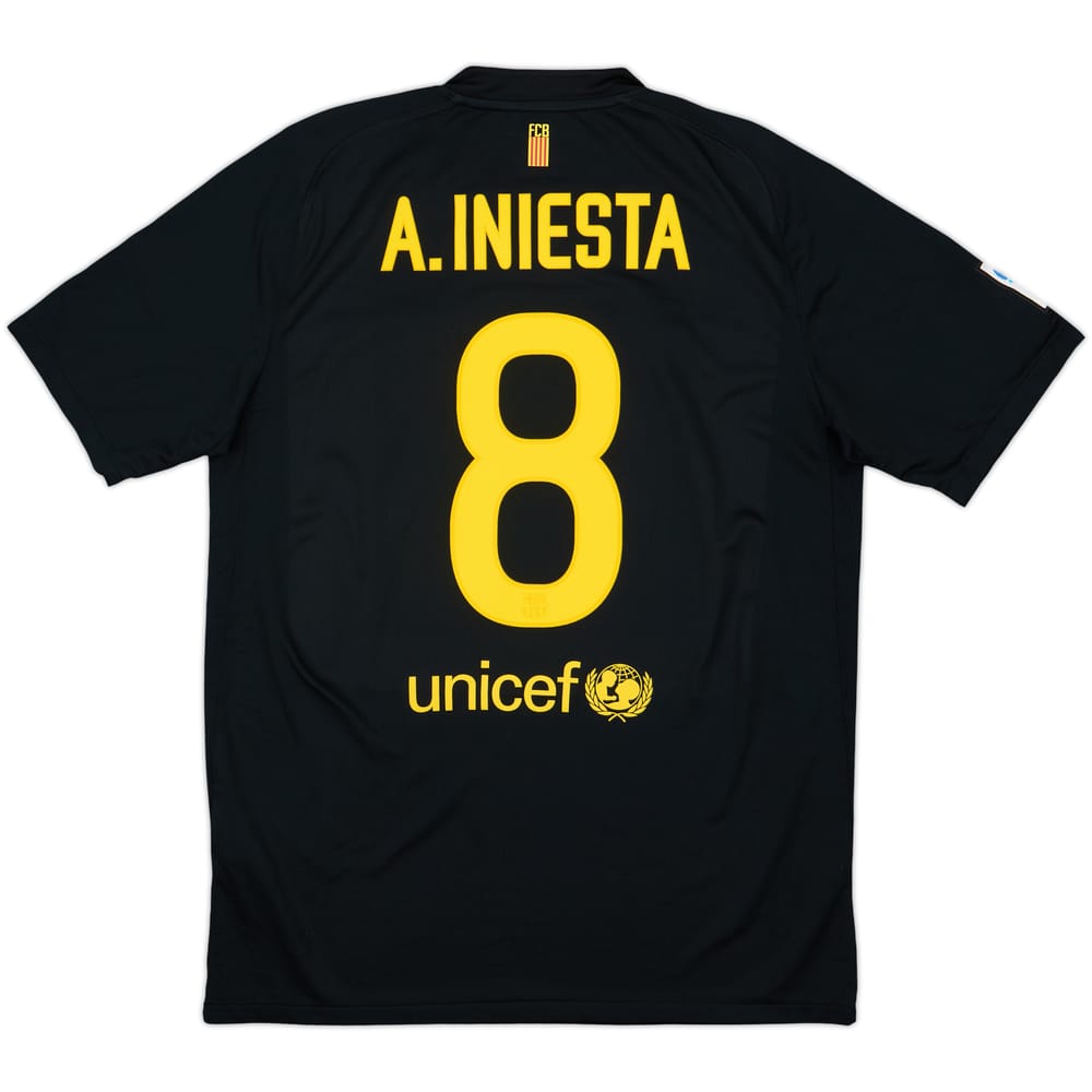 2011-12 Barcelona Away Shirt A.Iniesta #8 - 10/10 - (L)