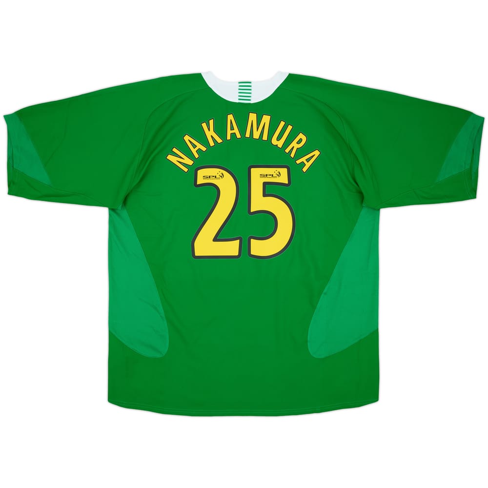 2005-06 Celtic Away Shirt Nakamura #25 - 5/10 - (XXL)