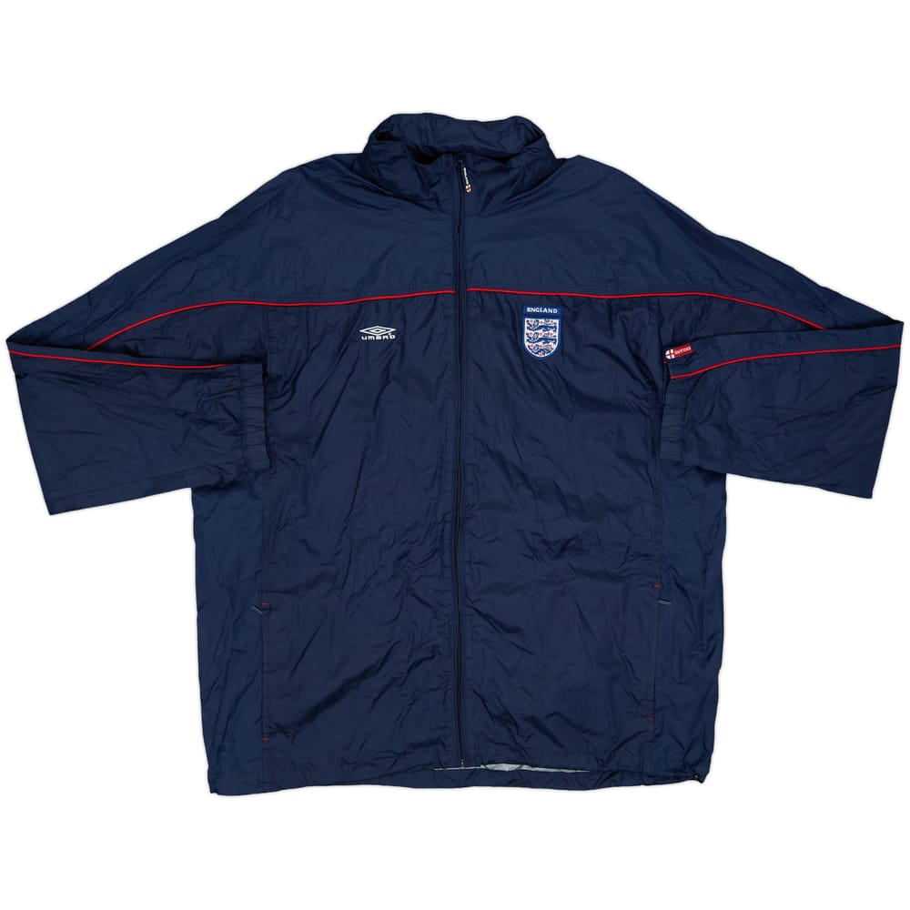 2000-02 England Umbro Track Jacket - 8/10 - (XXL)