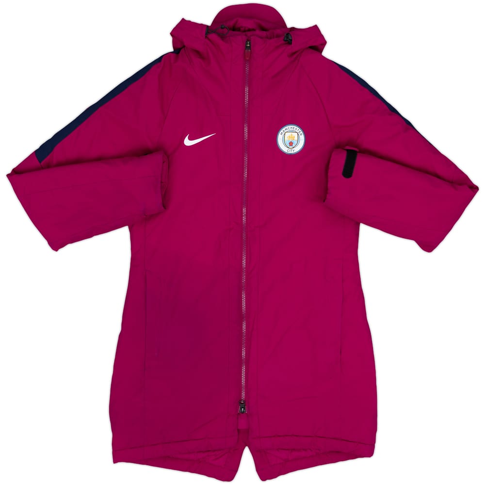 2017-18 Manchester City Nike Padded Bench Coat - 9/10 - (S)