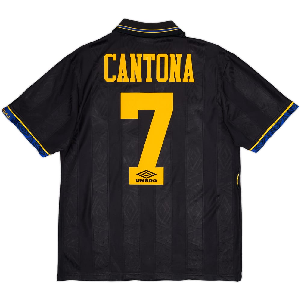1993-95 Manchester United Away Shirt Cantona #7 - 8/10 - (M)