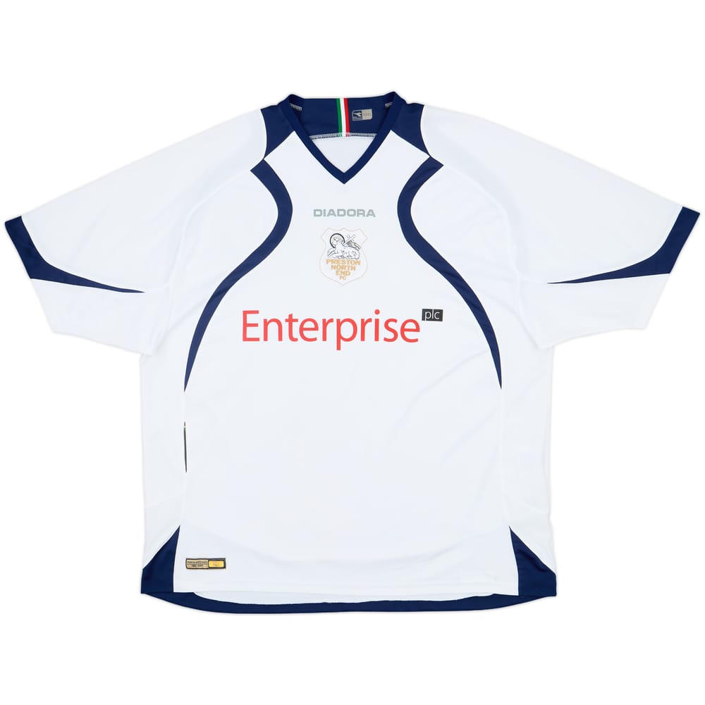 2007-08 Preston North End Home Shirt - 8/10 - (3XL)