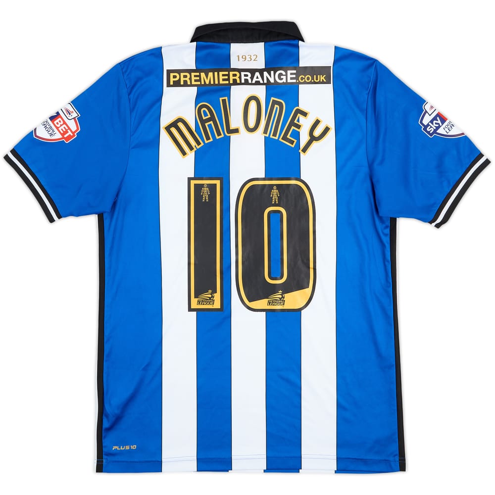 2014-15 Wigan Match Issue Home Shirt Maloney #10