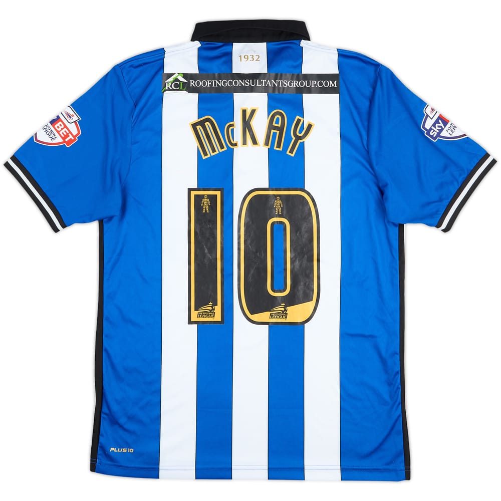 2014-15 Wigan Match Issue Home Shirt McKay #10
