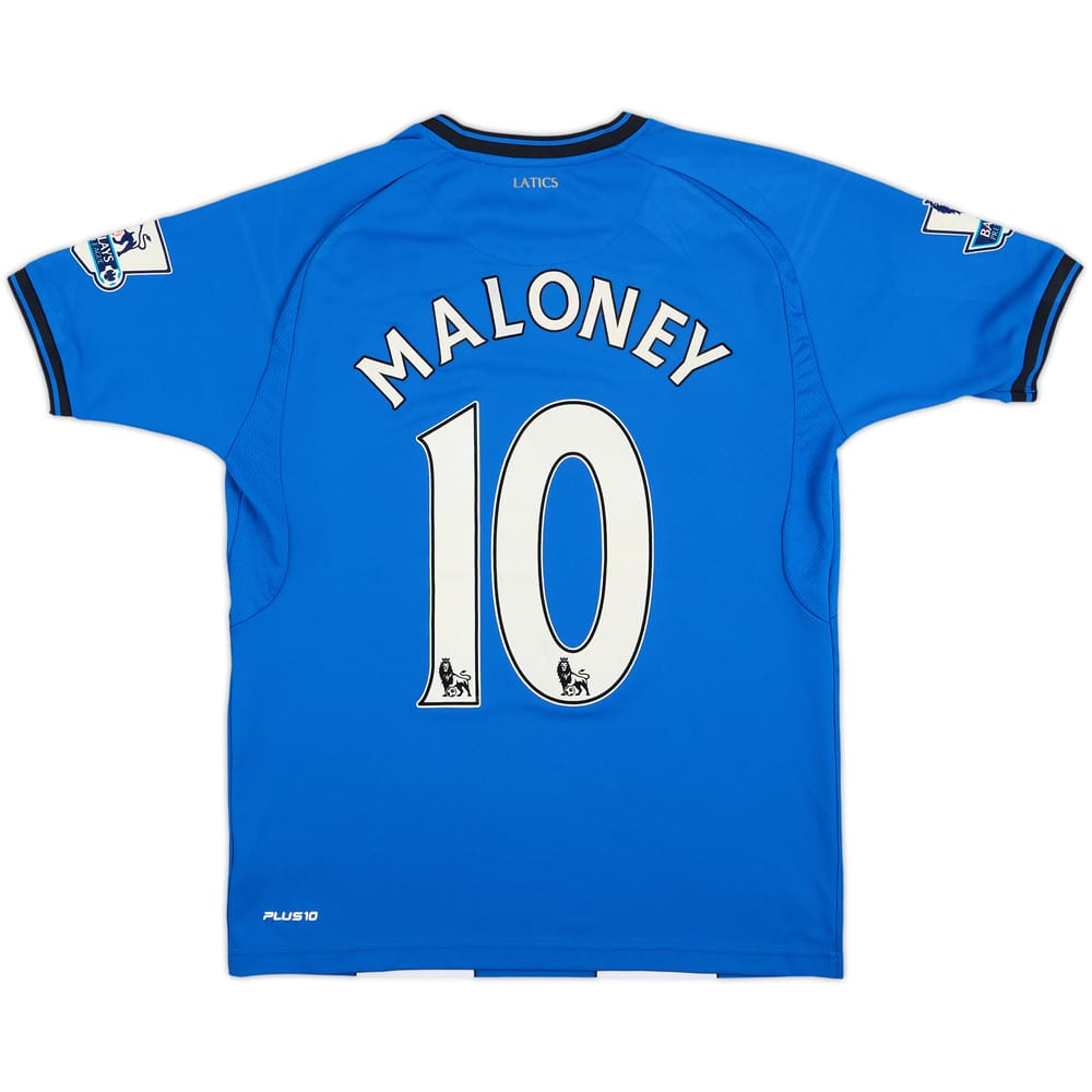 2012-13 Wigan Match Issue Home Shirt Maloney #10