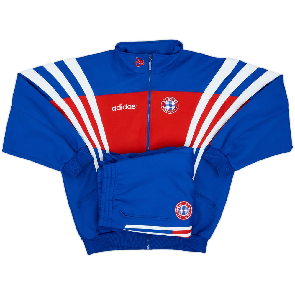 1995-96 Bayern Munich adidas Tracksuit - 9/10 - (M)