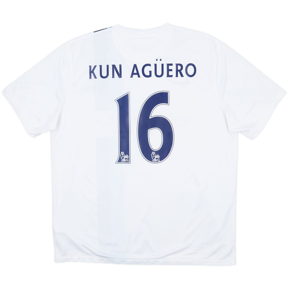 2013-14 Manchester City Third Shirt Kun Aguero #16 - 8/10 - (XL)