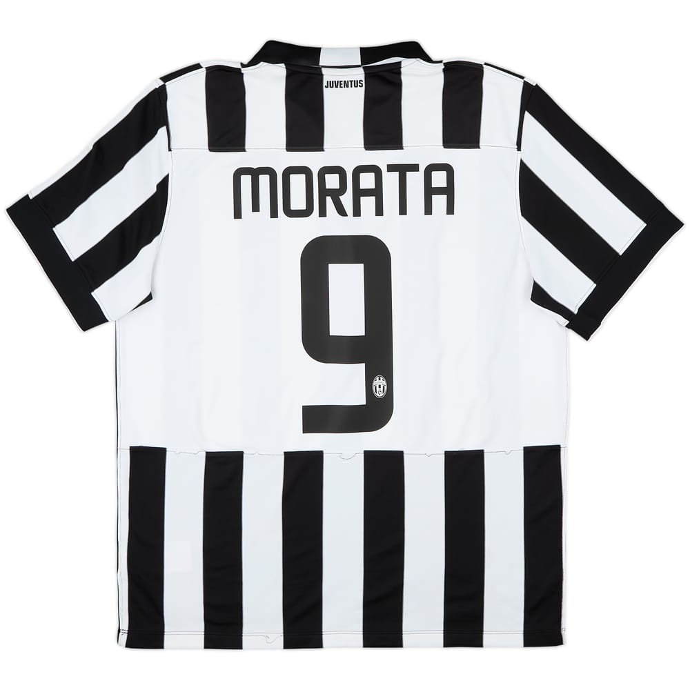 2014-15 Juventus Home Shirt Morata #9 - 8/10 - (XL)