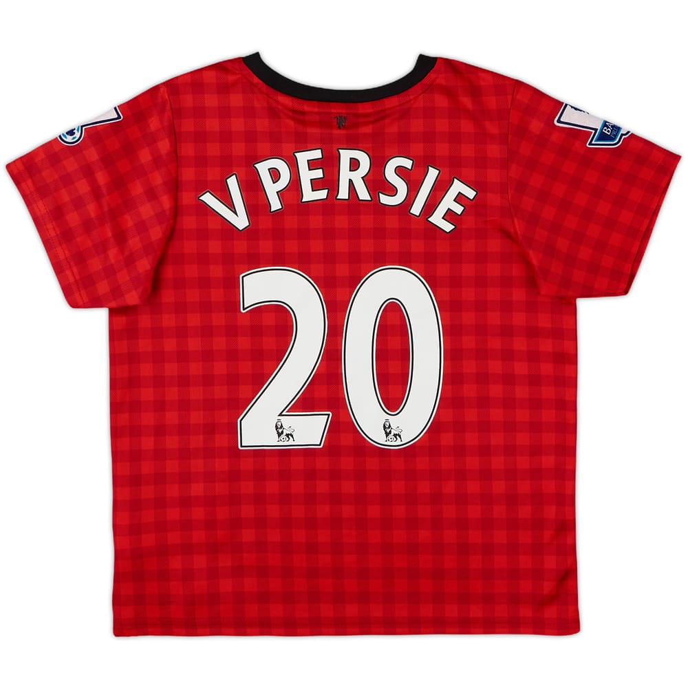 2012-13 Manchester United Home Shirt V.Persie #20 - 8/10 - (S.Boys)