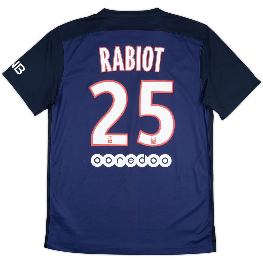 Camiseta de local del Paris Saint-Germain 2015-16 Rabiot #25 - 9/10 - (M)