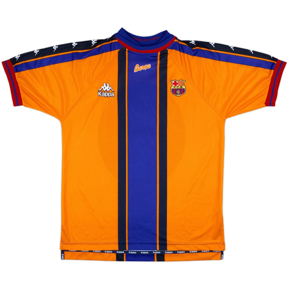 1997-98 Barcelona Away Shirt - 9/10 - (XL)