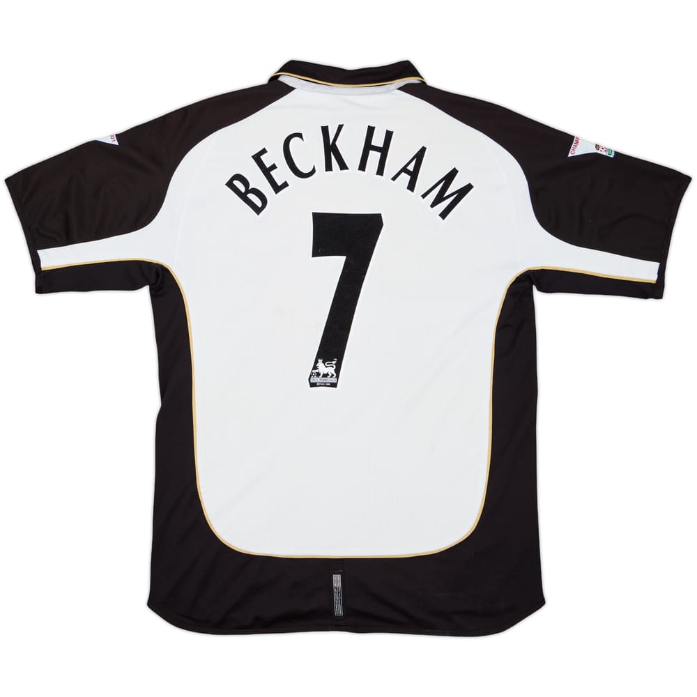 2001-02 Manchester United Centenary Away/Third Shirt Beckham #7 - 5/10 - (L)