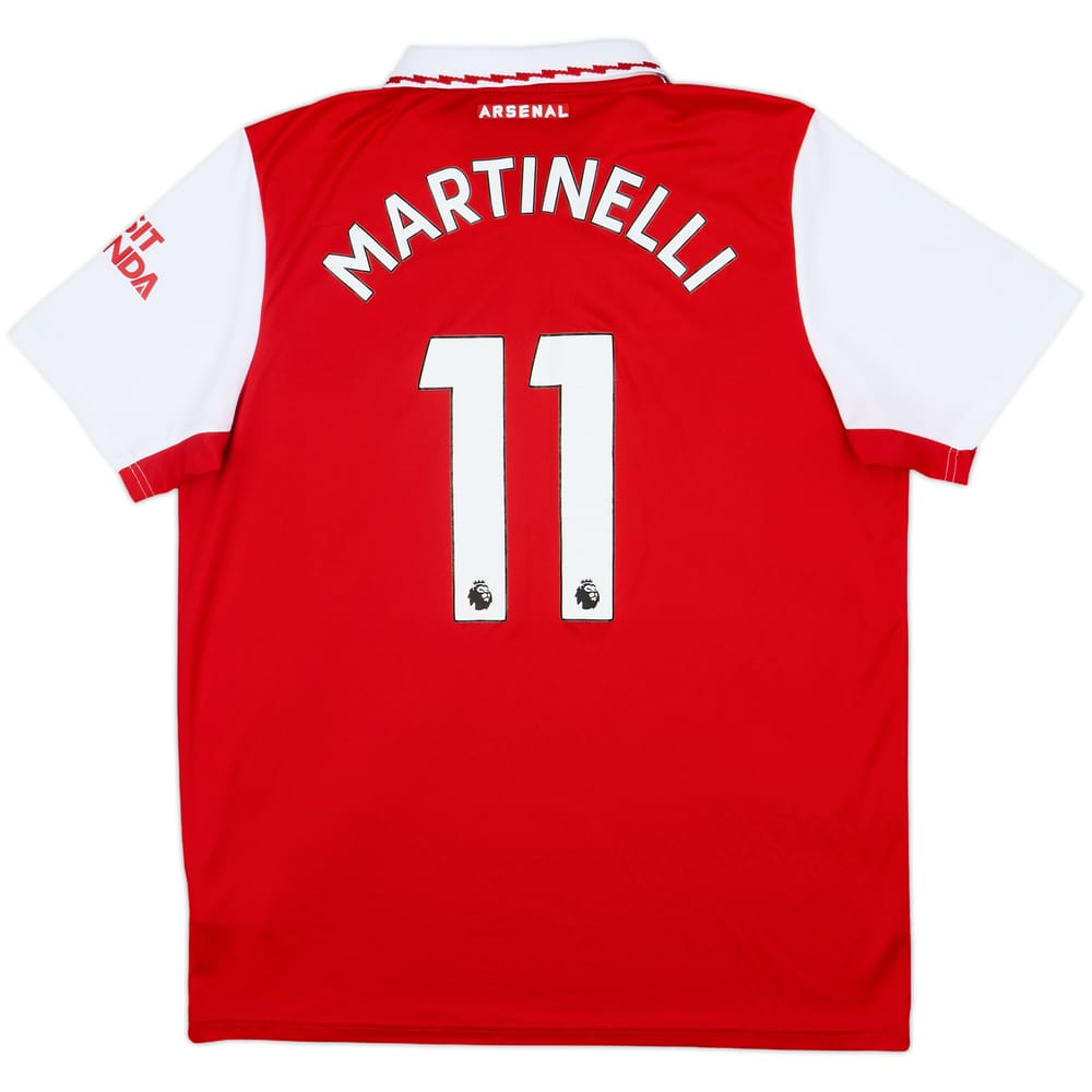 2022-23 Arsenal Home Shirt Martinelli #11 - 7/10 - (XL)