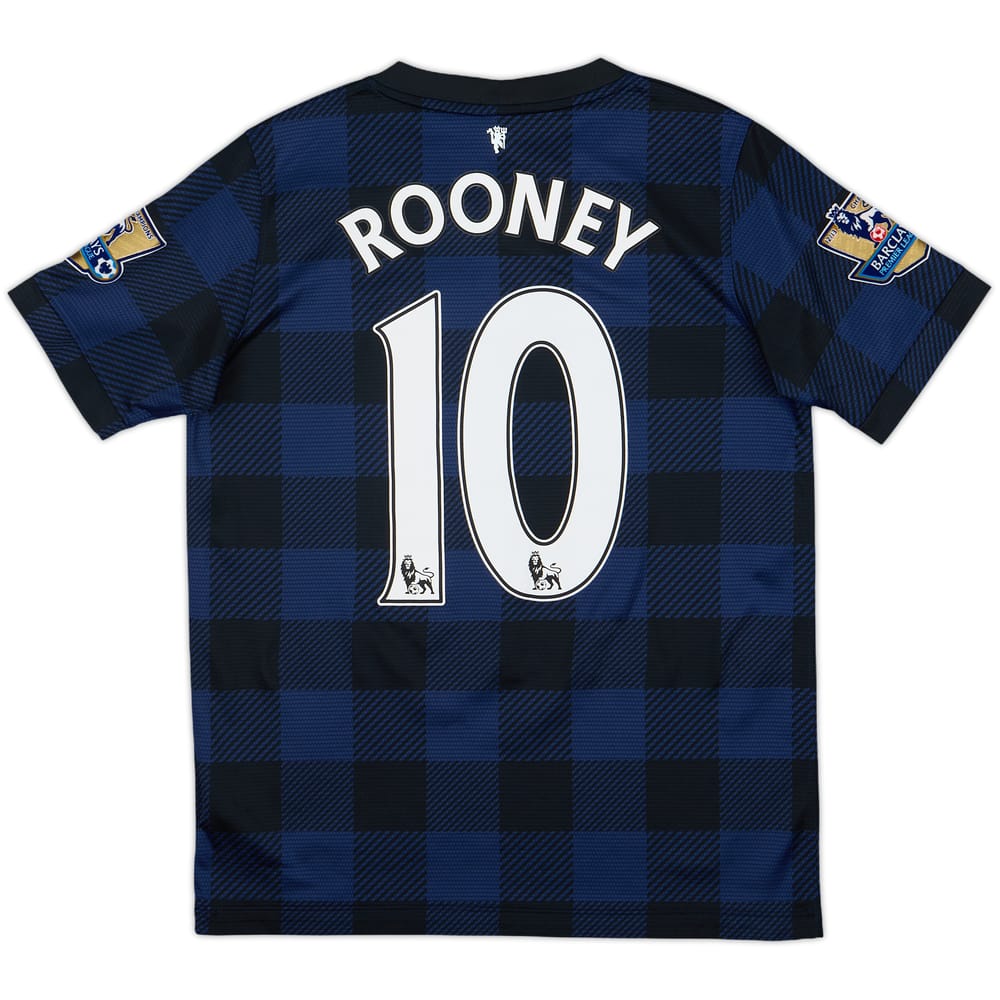 2013-14 Manchester United Away Shirt Rooney #10 - 9/10 - (L.Boys)