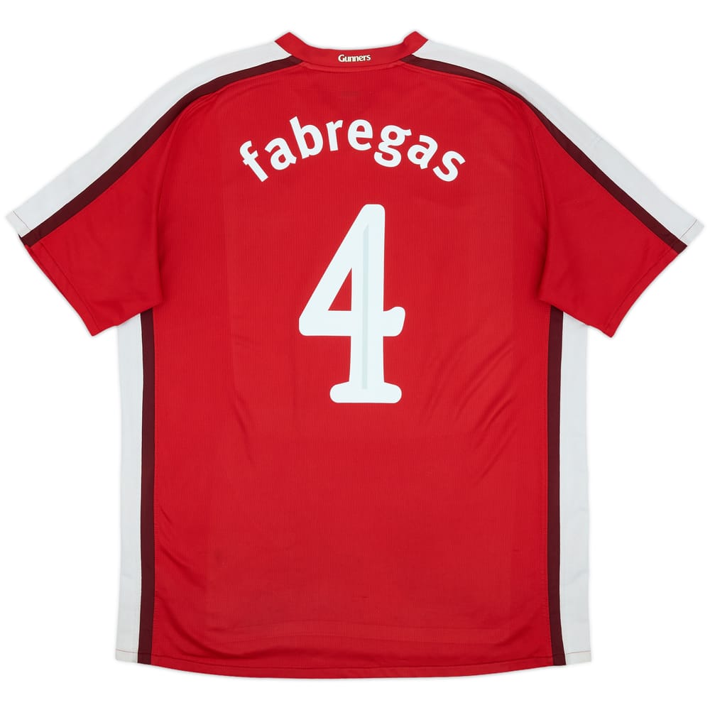 2008-10 Arsenal Home Shirt Fabregas #4 - 5/10 - (XL)