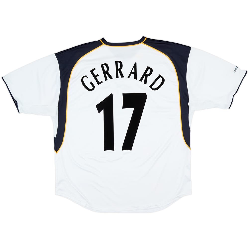 2001-03 Liverpool Away Shirt Gerrard #17 - 7/10 - (L)