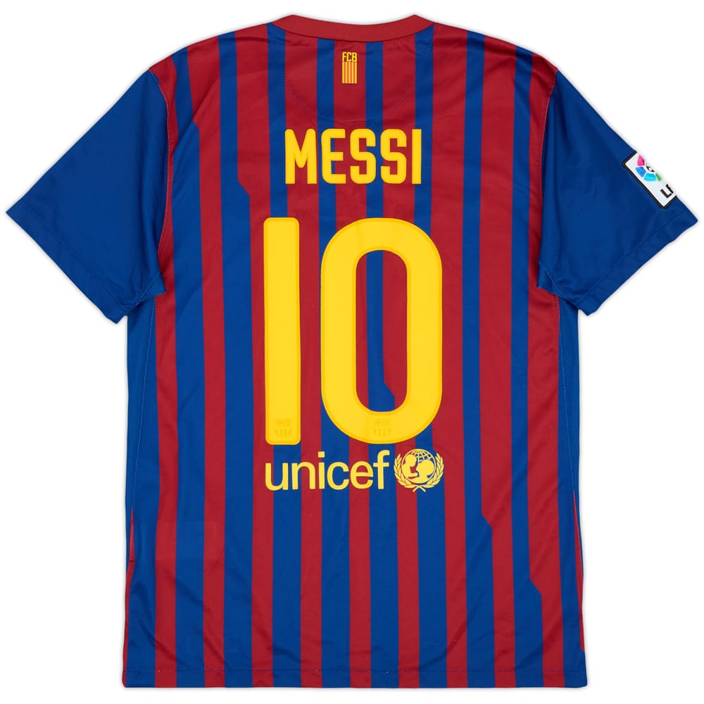 2011-12 Barcelona Home Shirt Messi #10 - 8/10 - (M)