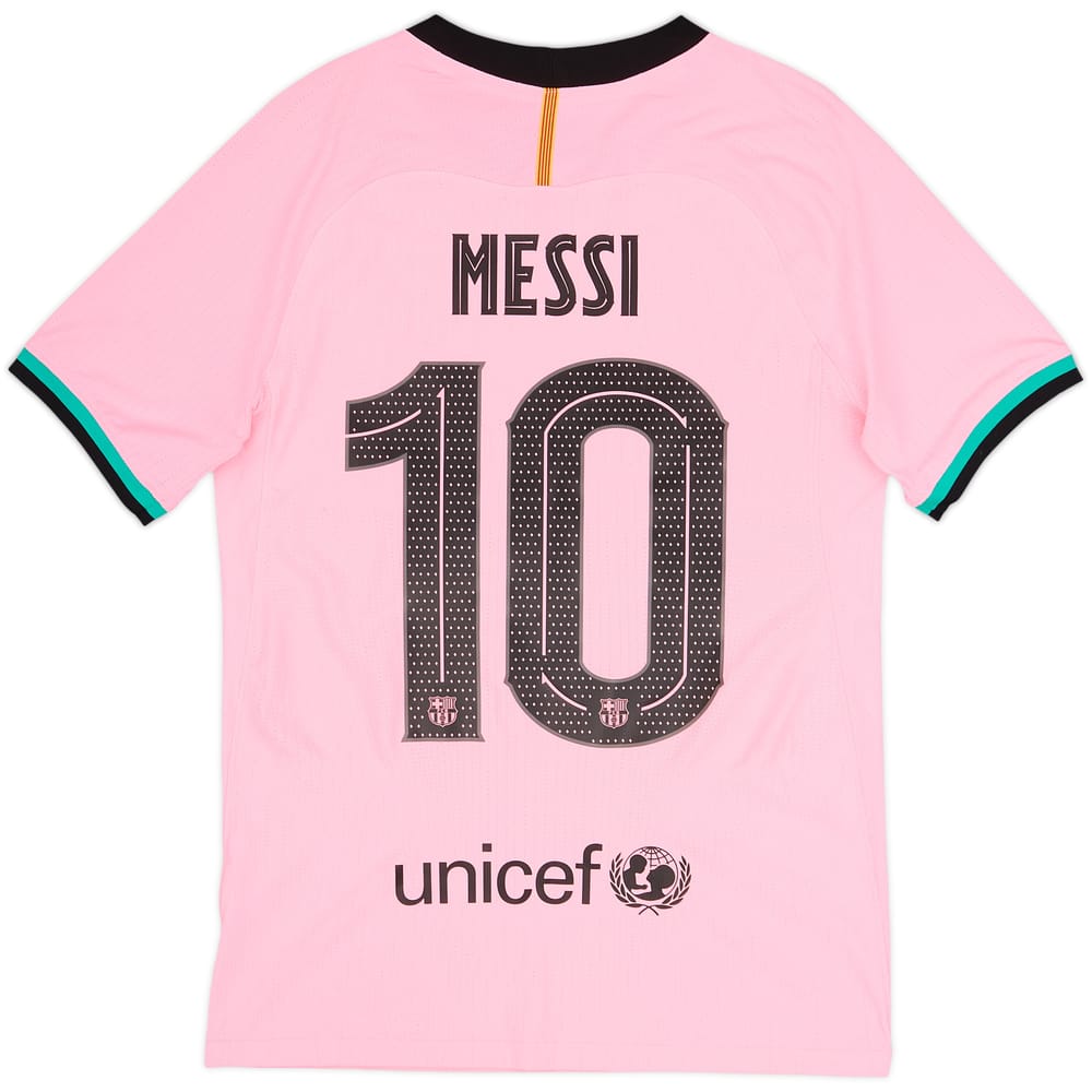 Camiseta auténtica de la tercera equipación del Barcelona 2020-21 Messi #10 - 10/10 - (S)