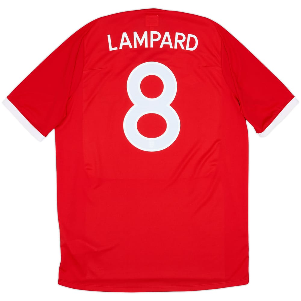 2010-11 England Away Shirt Lampard #8 - 10/10 - (L)