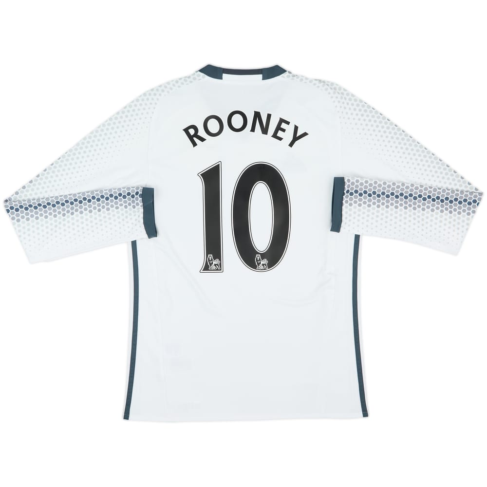 2016-17 Manchester United Third L/S Shirt Rooney #10 - 8/10 - (S)