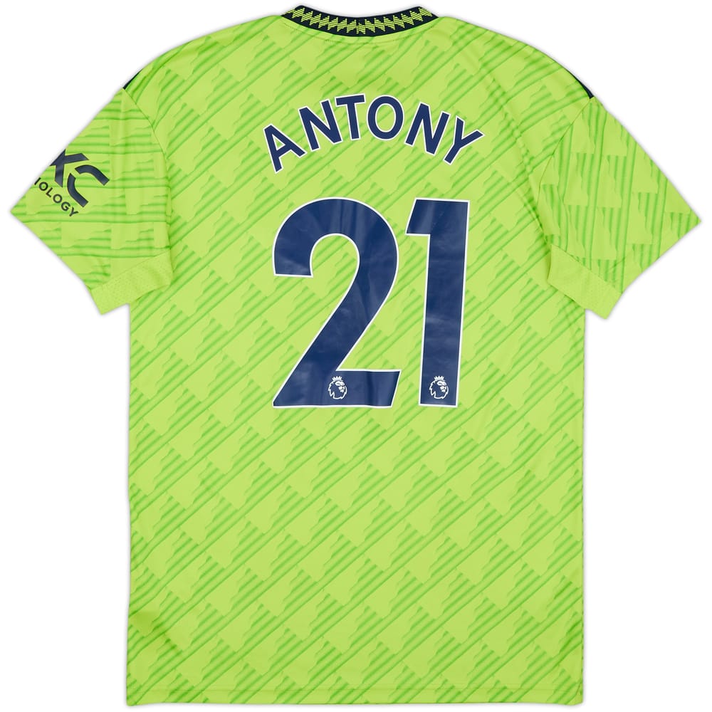 2022-23 Manchester United Third Shirt Antony #21 - 8/10 - (M)
