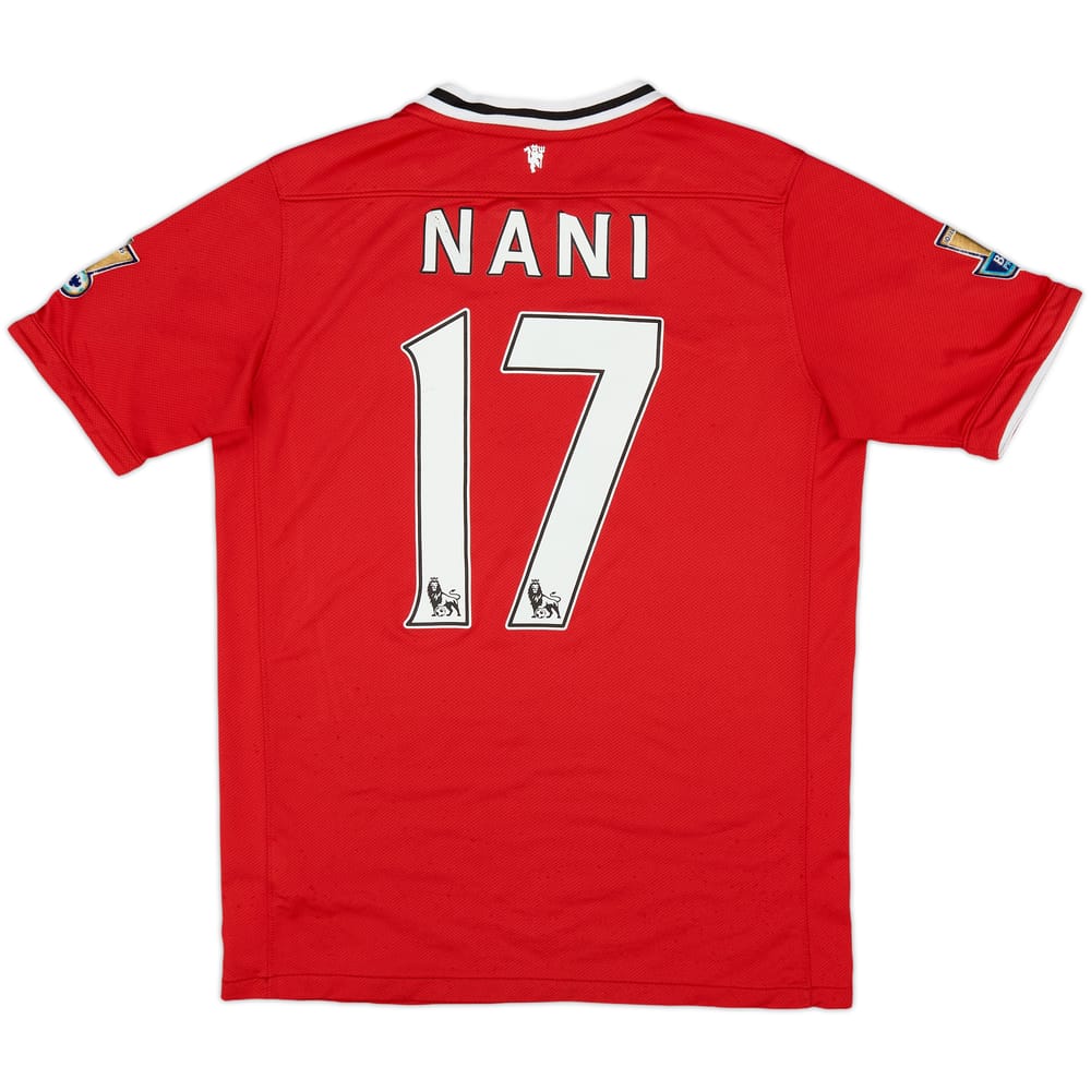 2011-12 Manchester United Home Shirt Nani #17 - 5/10 - (XL.Boys)