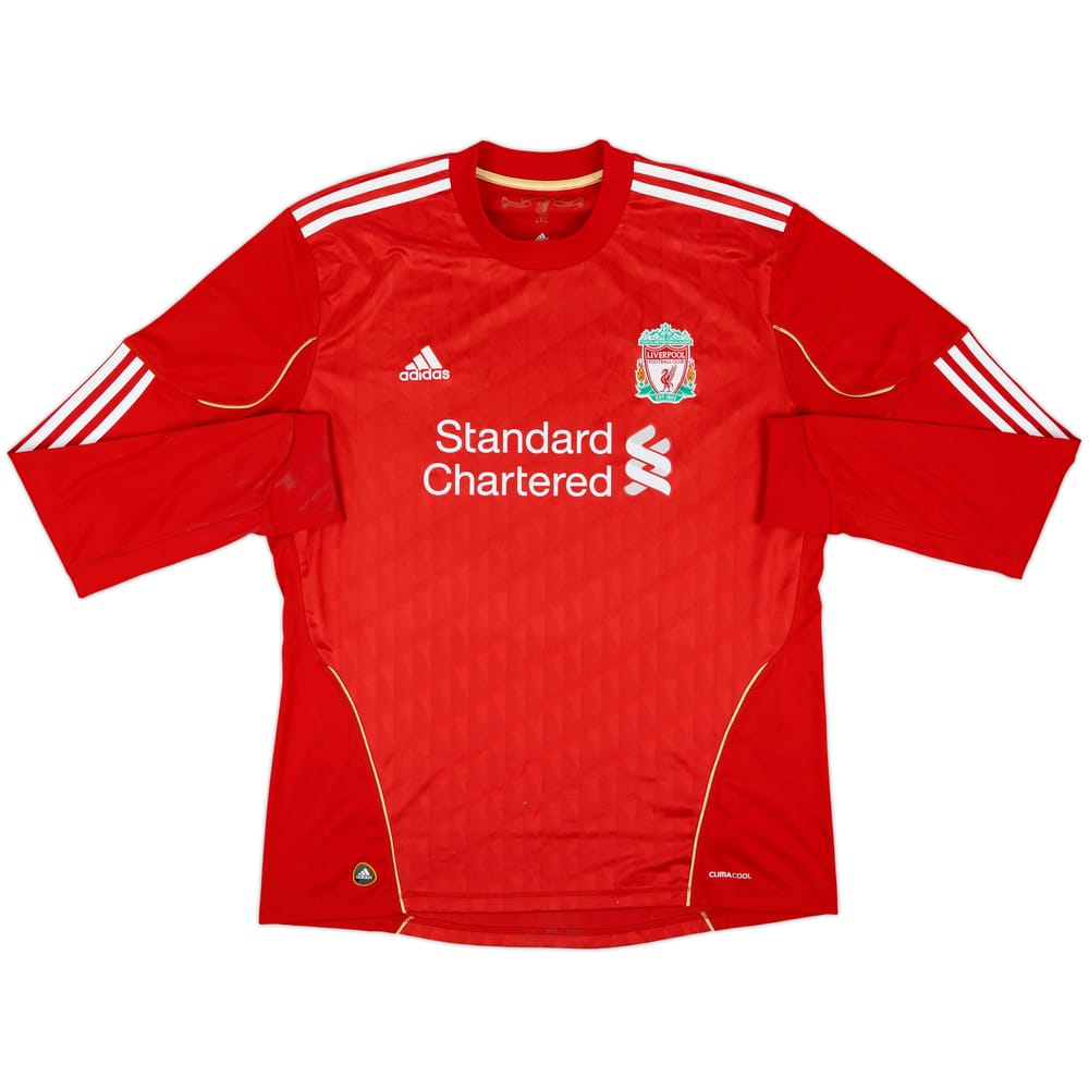 2010-12 Liverpool Home L/S Shirt - 5/10 - (XL)