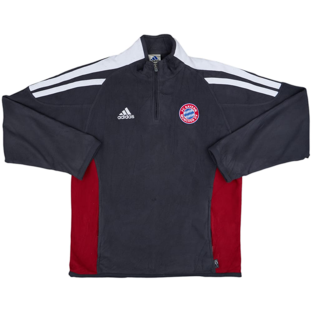 2001-02 Bayern Munich adidas 1/4 Zip Fleece Top - 8/10 - (L)