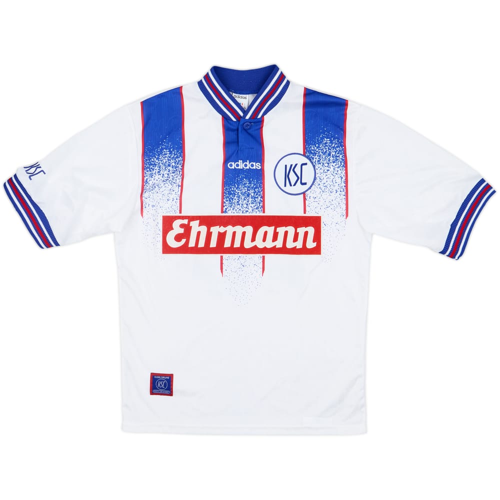 1996-98 Karlsruhe Home Shirt #12 - 8/10 - (S)