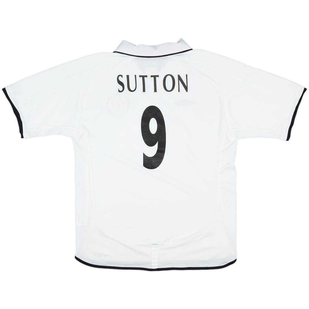2001-02 Celtic Away Shirt Sutton #9 - 8/10 - (L)