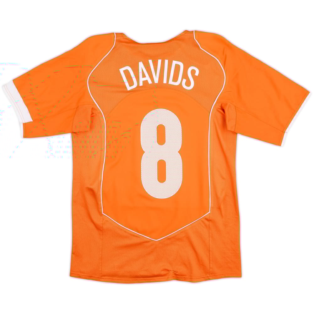 2004-06 Netherlands Home Shirt Davids #8 - 6/10 - (S)