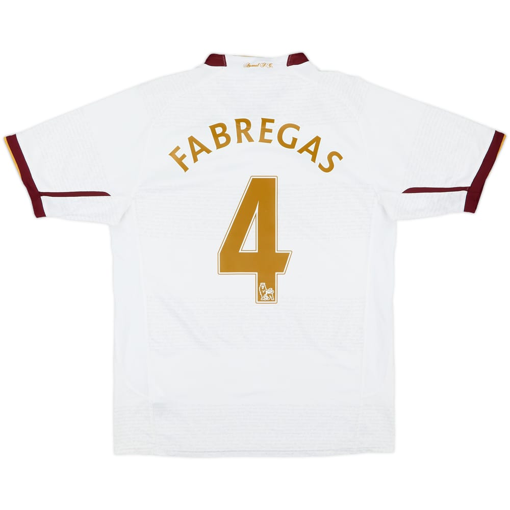 2007-08 Arsenal Away Shirt Fabregas #4 - 6/10 - (S)