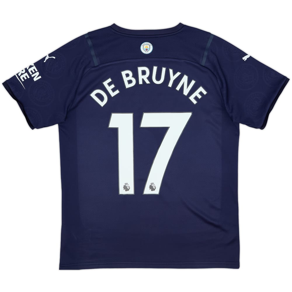 2021-22 Manchester City Third Shirt De Bruyne #17 - 8/10 - (M)
