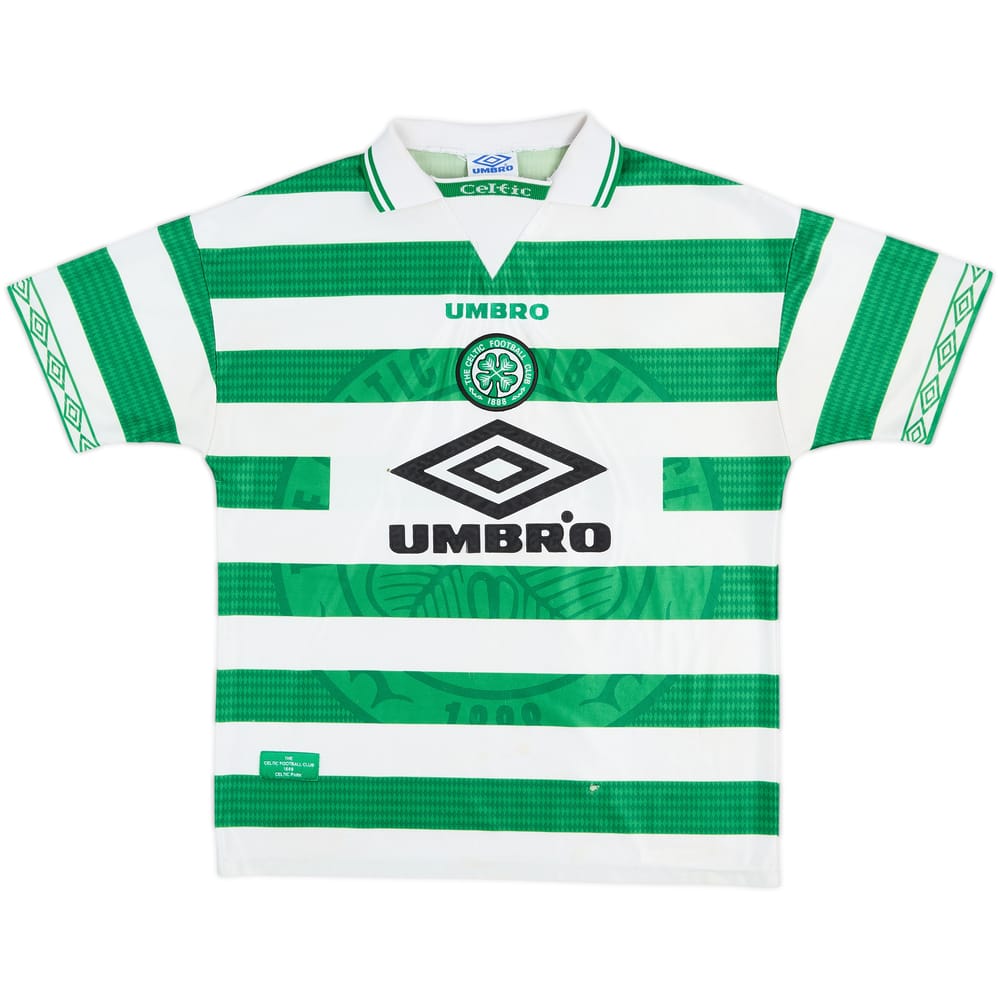 1997-99 Celtic Home Shirt - 5/10 - (L)