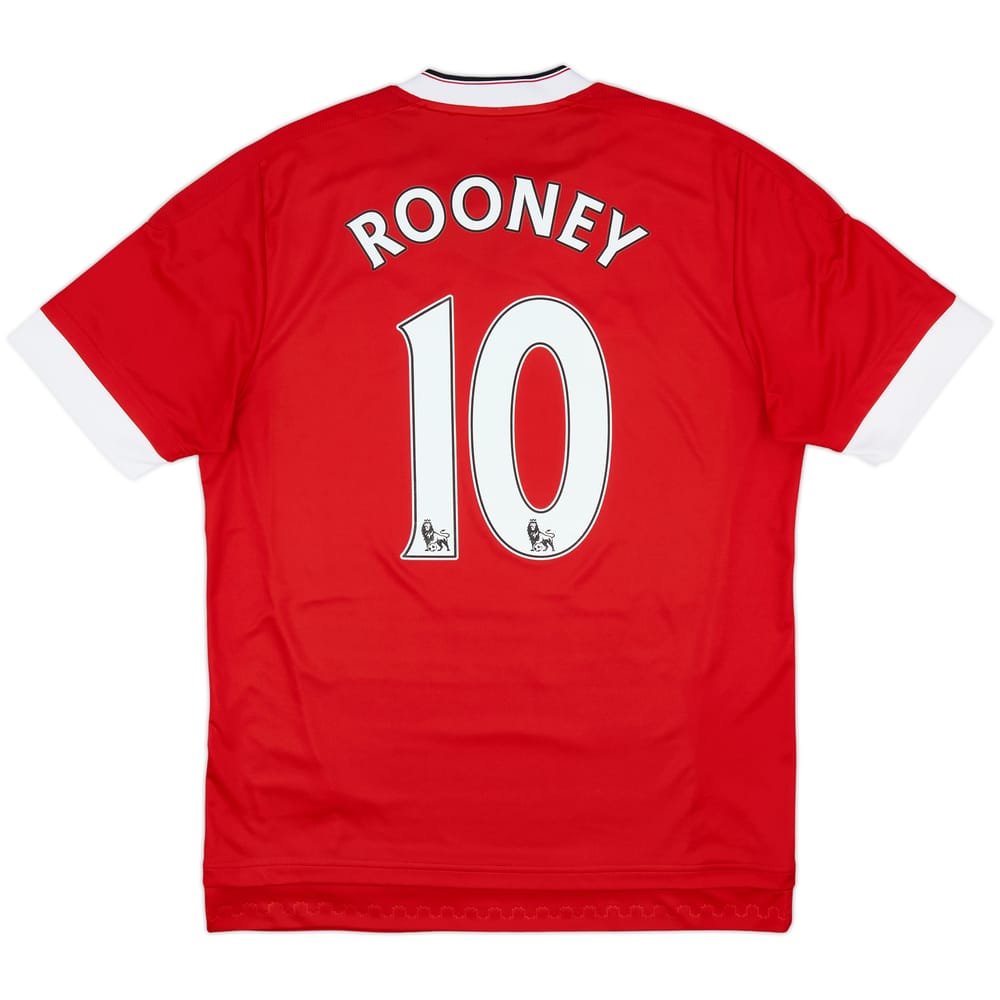 2015-16 Manchester United Home Shirt Rooney #10 - 6/10 - (M)