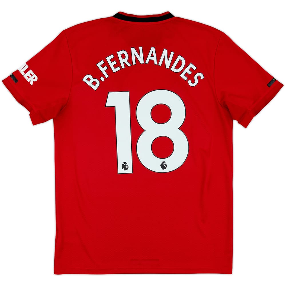 2019-20 Manchester United Home Shirt B.Fernandes #18 - 6/10 - (M)