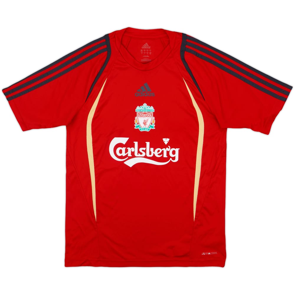 2009-10 Liverpool adidas Training Shirt - 8/10 - (S)