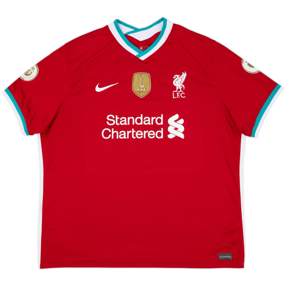 2020-21 Liverpool 'Champions' Home Shirt - 9/10 - (XXL)