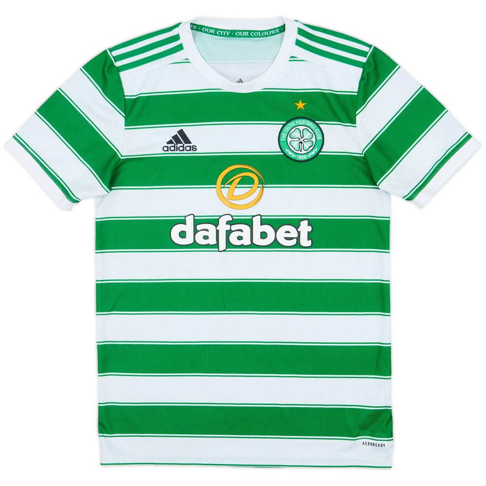 2021-22 Celtic Home Shirt - 6/10 - (S)