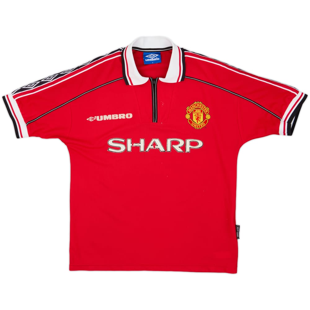 1998-00 Manchester United Home Shirt - 5/10 - (Y)
