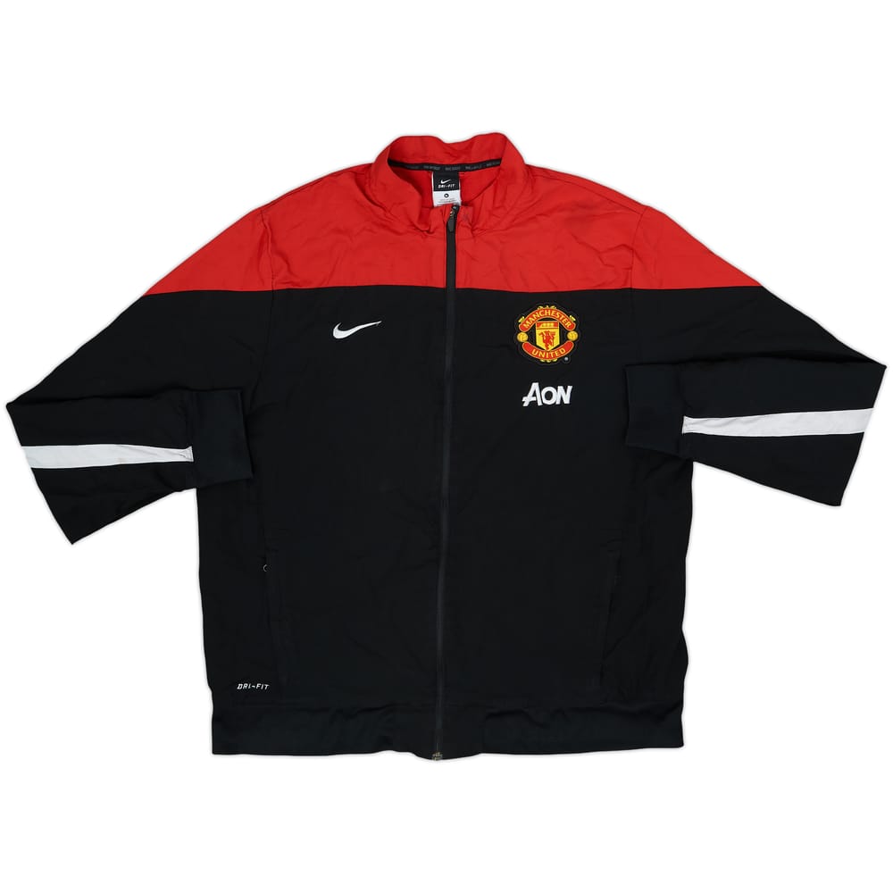 2014-15 Manchester United Nike Track Jacket - 8/10 - (XL)