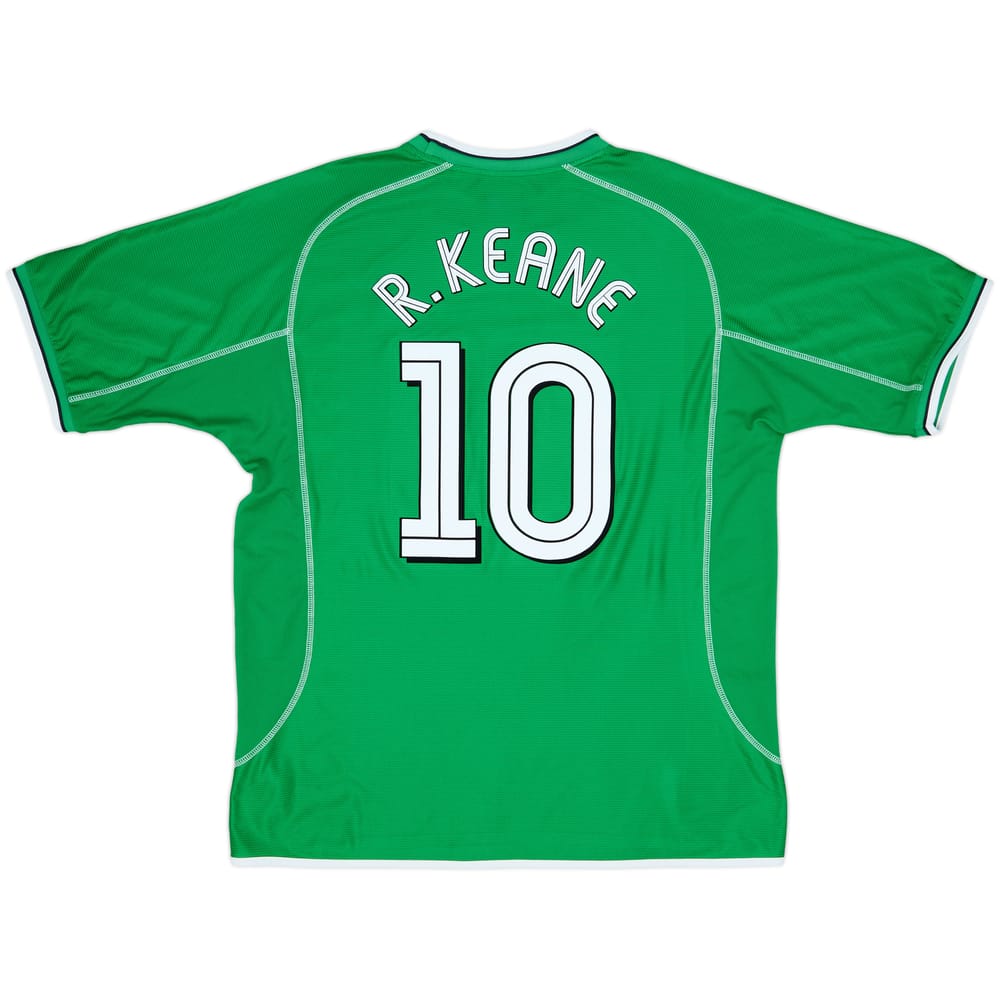 2002-03 Ireland Home Shirt R.Keane #10 - 8/10 - (XXL)