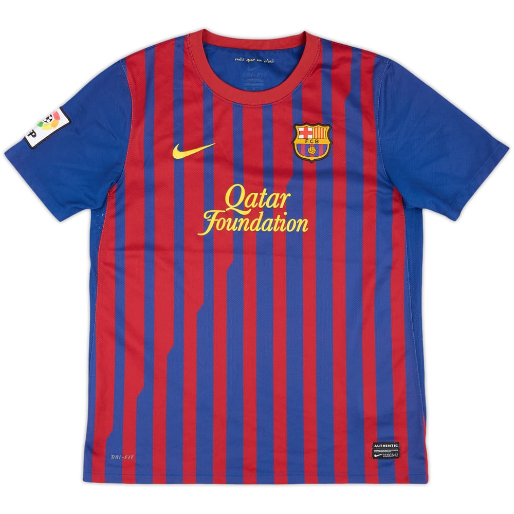 2011-12 Barcelona Home Shirt - 8/10 - (XL.Boys)