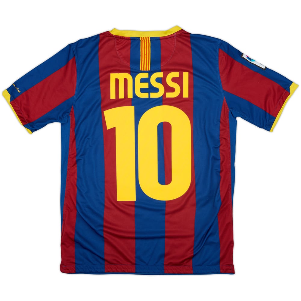 2010-11 Barcelona Home Shirt Messi #10 - 8/10 - (XL.Boys)