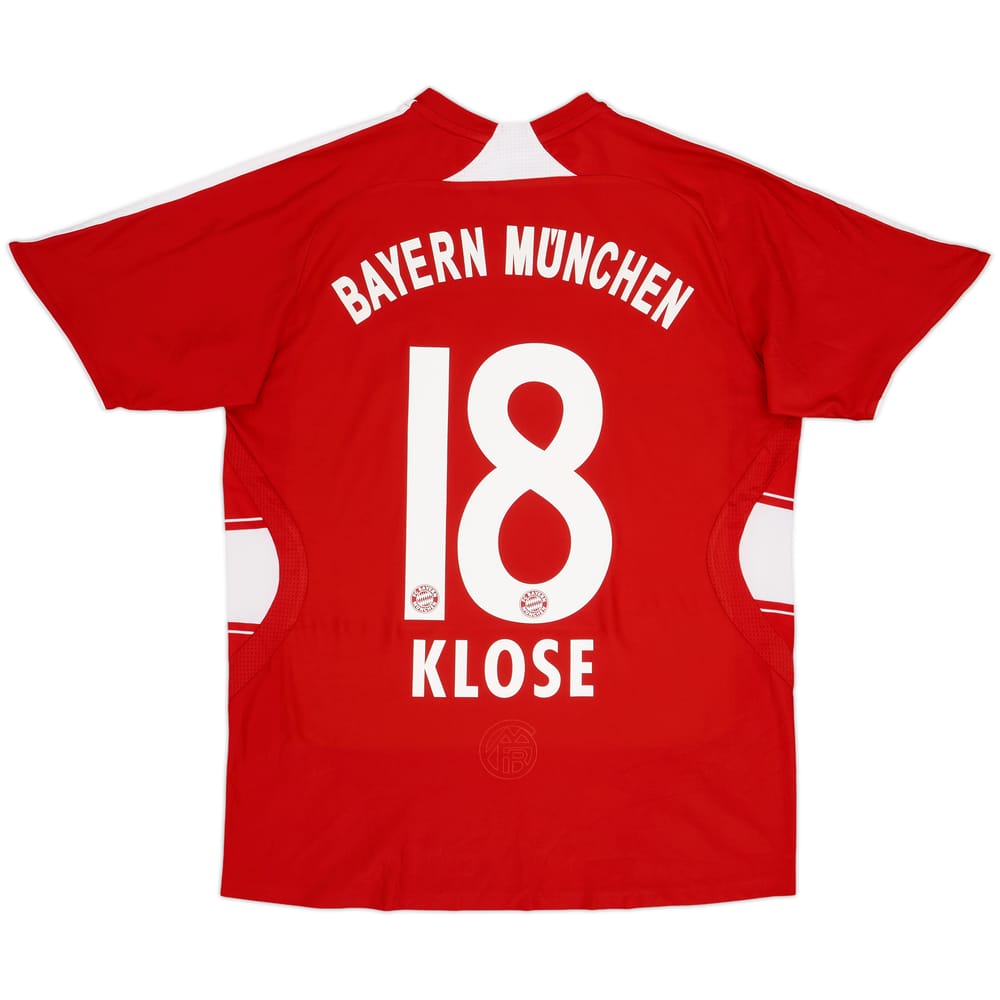 2007-08 Bayern Munich Home Shirt Klose #18 - 8/10 - (XL.Boys)