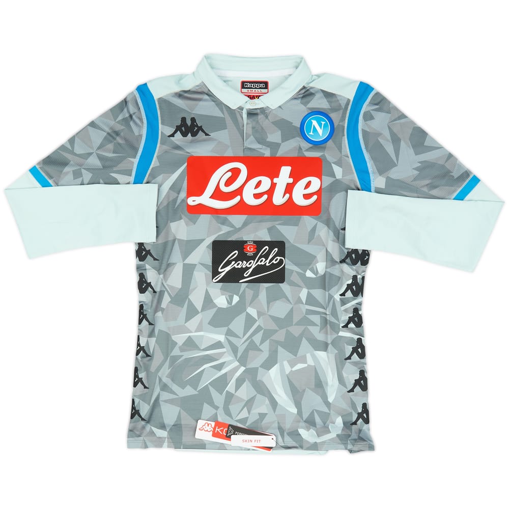 2018-19 Napoli Authentic Third L/S Shirt (S)