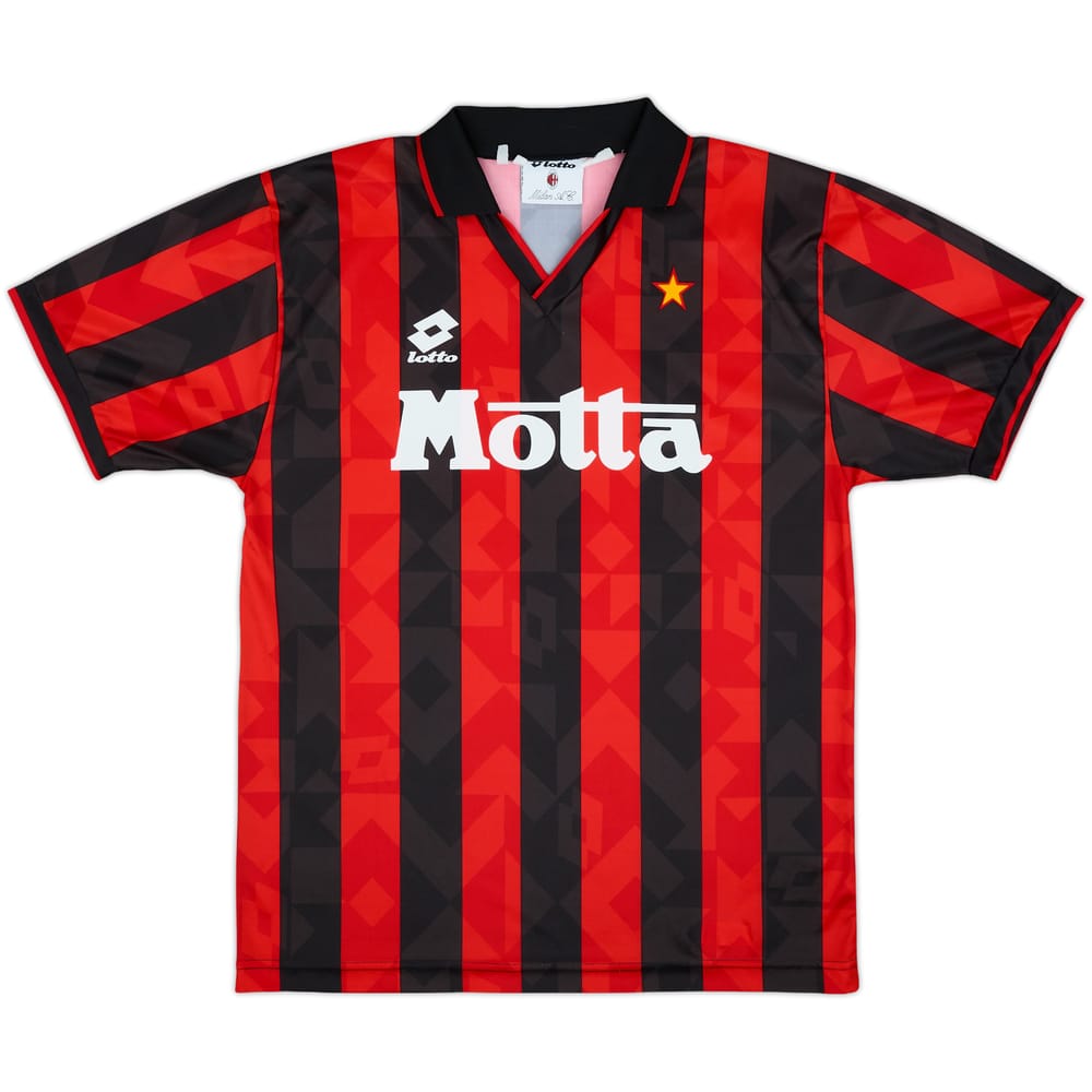 1994-95 AC Milan Home Shirt - 8/10 - (L)