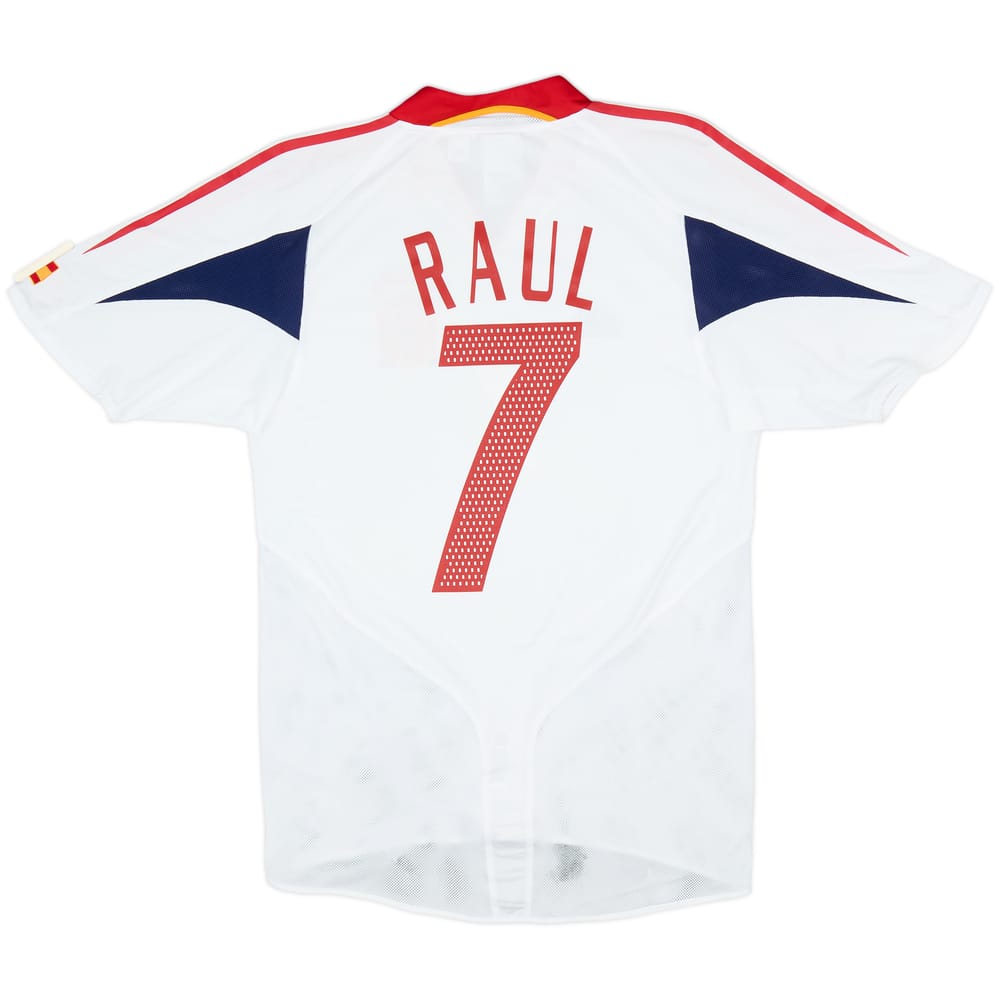2004-06 Spain Away Shirt Raul #7 - 8/10 - (S)