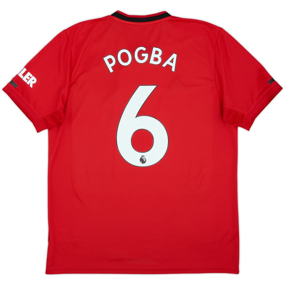 2019-20 Manchester United Home Shirt Pogba #6 - 9/10 - (L)